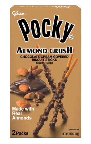 Pocky Almond Crush Chocolate Cream Biscuit Sticks 1.45oz 10ct